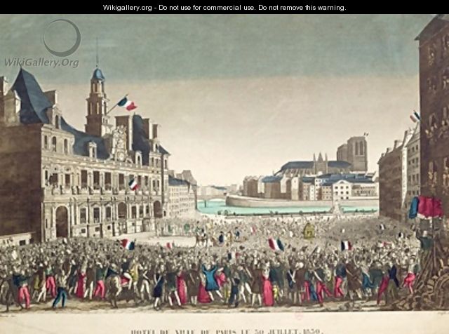 The Arrival of the Duke of Orleans at the Hotel de Ville 31st July 1830 - (after) Mavski