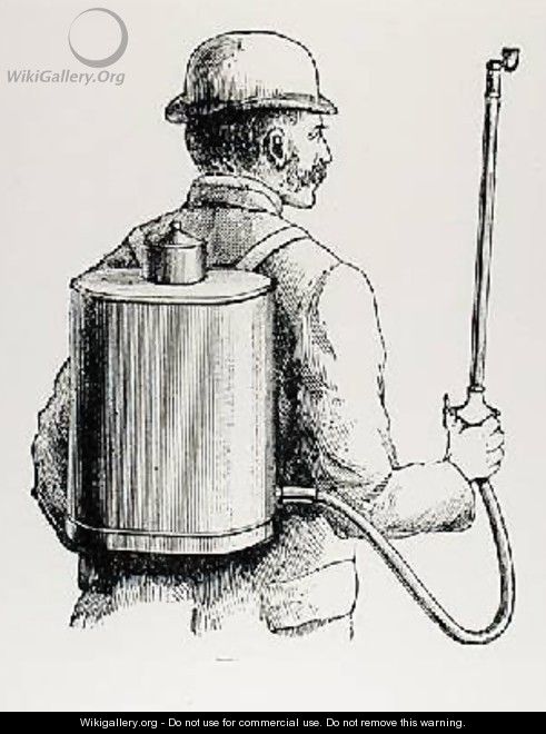 Mr Vermorels Knapsack Pump Eclair from Thomas Mawsons The Art and Craft of Garden Making - Thomas Hayton Mawson