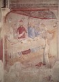 Herods Feast scene from The Life of St John the Baptist Cycle in the Chapel of St Jean 1346-48 - di Giovanetto da Viterbo Matteo