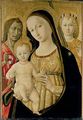 Madonna and Child with St John the Baptist and St Michael the Archangel 1485-95 - di Giovanni di Bartolo Matteo