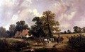 Essex landscape with Horse and Cart - James Edwin Meadows