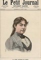 Queen Natalija of Serbia 1859-1941 from Le Petit Journal 6th June 1891 - Fortune Louis Meaulle