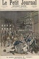 The First Performance of Lohengrin from Le Petit Journal 3rd October 1891 - Fortune Louis Meaulle