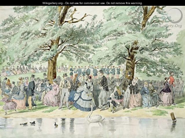 A Summers Day in St Jamess Park London - William McConnell
