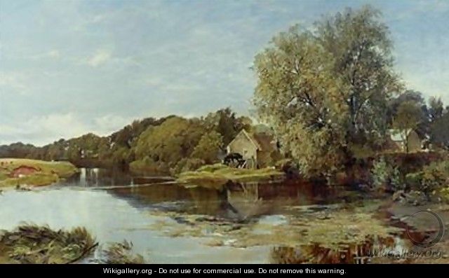 At Milton Mill on the River Irvine 1855 - Horatio McCulloch
