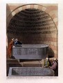 An Ancient Sarcophagus of Basaltes called the Lovers Fountain - Luigi Mayer