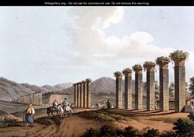 Ruins of an aqueduct near Ephesus 1810 - Luigi Mayer