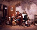 The widowed family - Giuseppe Mazzolini