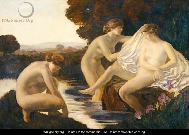 The Bath of Diana 1920 - Marie Auguste Emile René Ménard