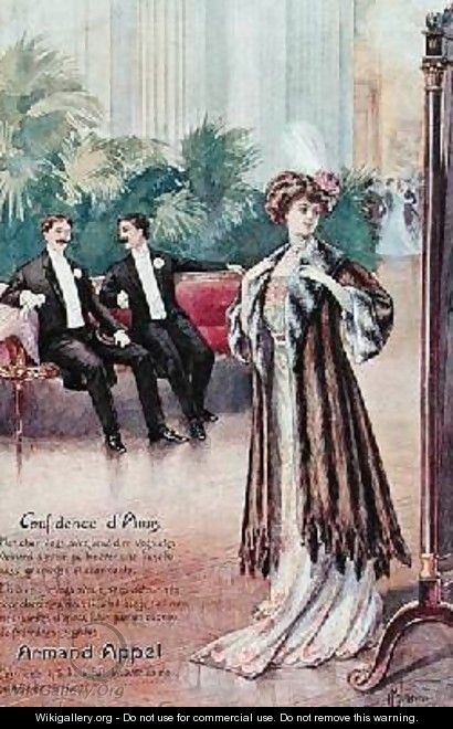 Advertisement for Armand Appel French fur shop 1908 - L. Menetrier