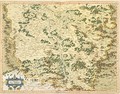 Map of Lotharingia from Atlas sive cosmographicae meditationes de fabrica mundi et fabricati figura - Gerard Mercator
