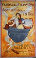 First World War Poster urging people to economise their use of tobacco so that the soldiers may not go without 1915 - Andree Menard