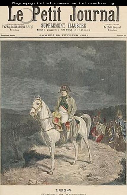 1814 from Le Petit Journal 28th February 1891 - (after) Meissonier, Jean-Louis Ernest