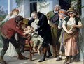 Edward Jenner 1749-1823 performing the first vaccination against Smallpox in 1796 1879 - Gaston-Theodore Melingue