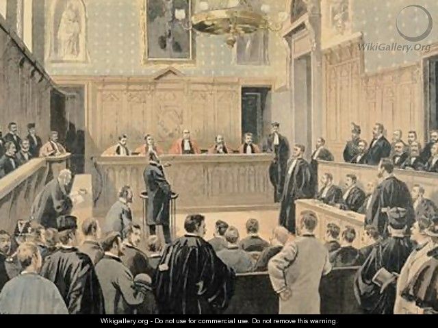 The Panama Trial from Le Petit Journal - Fortune Louis Meaulle