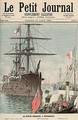 The French Flotilla in Portsmouth from Le Petit Journal 29th August 1891 - Fortune Louis Meaulle