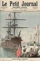 The French Flotilla in Portsmouth from Le Petit Journal 29th August 1891 - Fortune Louis Meaulle