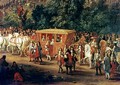 The Entry of Louis XIV 1638-1715 and Maria Theresa 1638-83 into Arras 30th July 1667 - Adam Frans van der Meulen