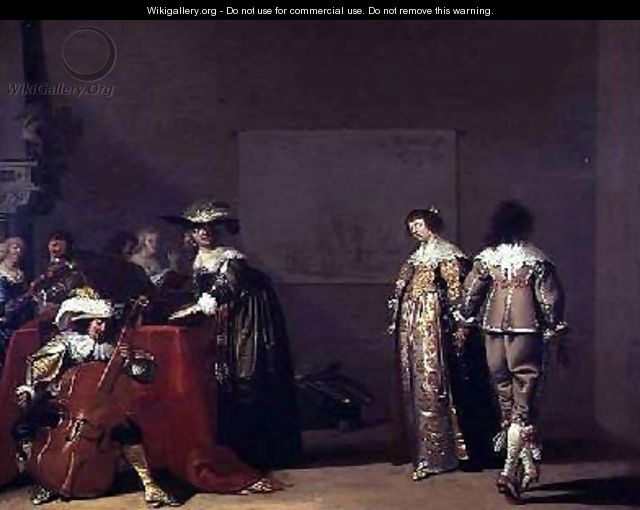 A Music Party 1656 - Jacob Fransz van der Merck