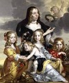 Portrait of a Lady with her Four Children - Jacob Fransz van der Merck