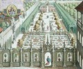 The Garden of Burgermeister Schwind from Florilegium Renovatum by Theodore de Bry 1528-98 2 - Matthaus, the Younger Merian