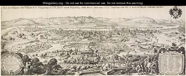 The Siege of Regensburg 1634 - Matthäus the Elder Merian