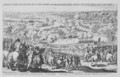The Battle of Rain am Lech victory of the Protestant Swedes against the Catholic troops of Tilly 15th April 1632 from Theatrum Europaeum Volume II 1633 - Matthäus the Elder Merian