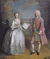 Portrait of Henry 7th Viscount Irwin and his Wife Anne - Philipe Mercier