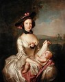 Portrait of a Lady said to be Elizabeth wife of Robert Boyd of Castle Law 1750 - Philipe Mercier