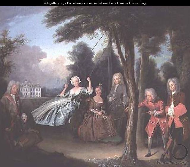 Viscount Tyrconnel with his family 1725-6 - Philipe Mercier