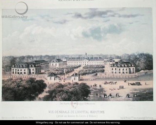 General View of the Maritime Hospital in Rochefort - Charles Mercereau