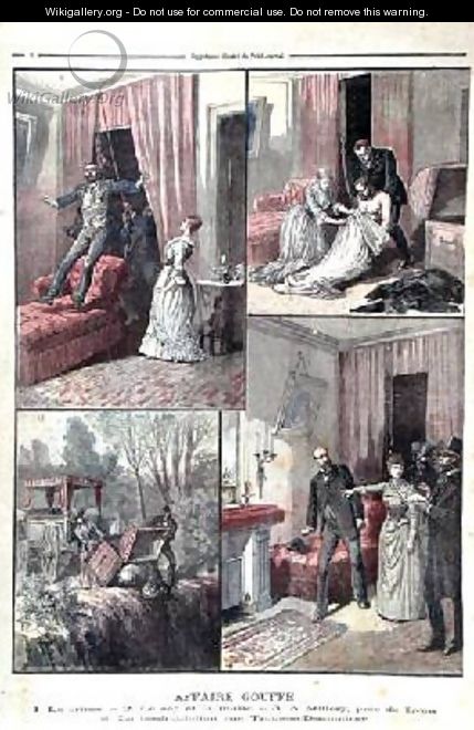 The Gouffe Mystery illustrations from Le Petit Journal 20th December 1890 - Henri Meyer