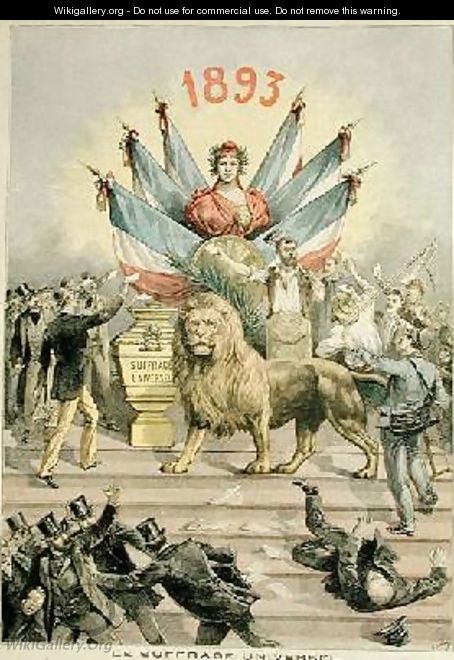Universal Suffrage illustration from the supplement of Le Petit Journal 19th August 1893 - Henri Meyer