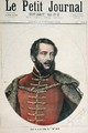 Portrait of Lajos Kossuth 1802-94 from the front cover of Le Petit Journal 8th October 1892 - Henri Meyer