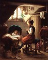 Tending the Little Ones - Johann Georg Meyer von Bremen