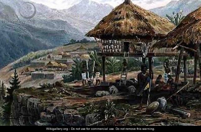 Igorrote farm in Luzon Philippines from The History of Mankind Vol.1 - (after) Meyer, Hans