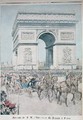 Tsar Nicolas II 1894-1917 in Paris from Le Petit Journal 11 October 1896 - Henri Meyer