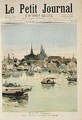 View of Bangkok from Le Petit Journal 12th August 1893 - Henri Meyer