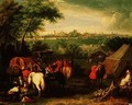 The Siege of Tournai by Louis XIV - Adam Frans van der Meulen