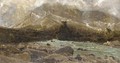Paesaggio Alpino con Torrente - Guglielmo Ciardi