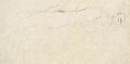 Liegender Halbakt nach rechts - Gustav Klimt