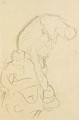 Frau beim Auskleiden - Gustav Klimt