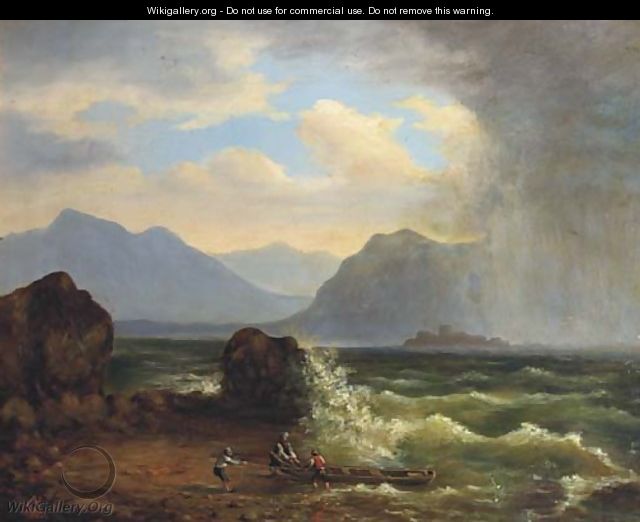 The approaching storm - Gustav Adolf Friedrich