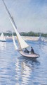 Voiliers sur la Seine aA  Argenteuil - Gustave Caillebotte