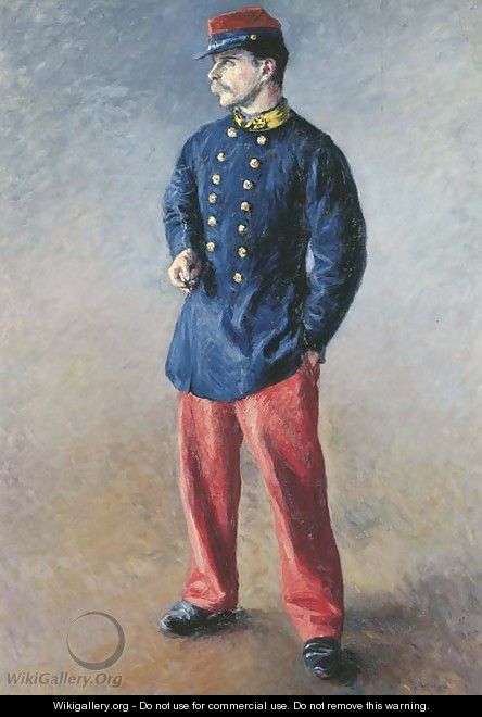 Un soldat - Gustave Caillebotte