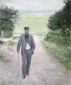 Promeneur au bord de la mer - Gustave Caillebotte