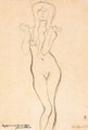 Stehende Akt - Gustav Klimt