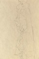 Stehend nach links (Adele Bloch-Bauer) - Gustav Klimt