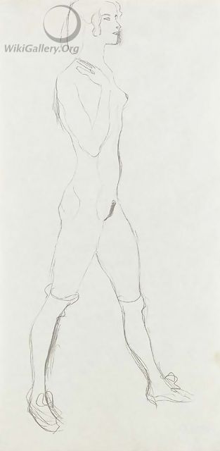 Schreitende - Gustav Klimt