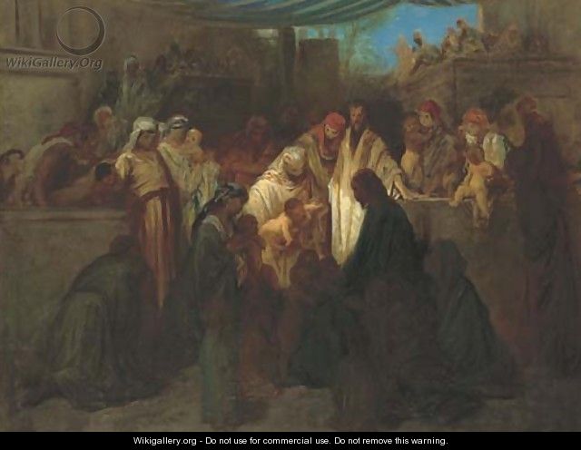 Christ blessing children - Gustave Dore